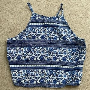 High neck crop top!